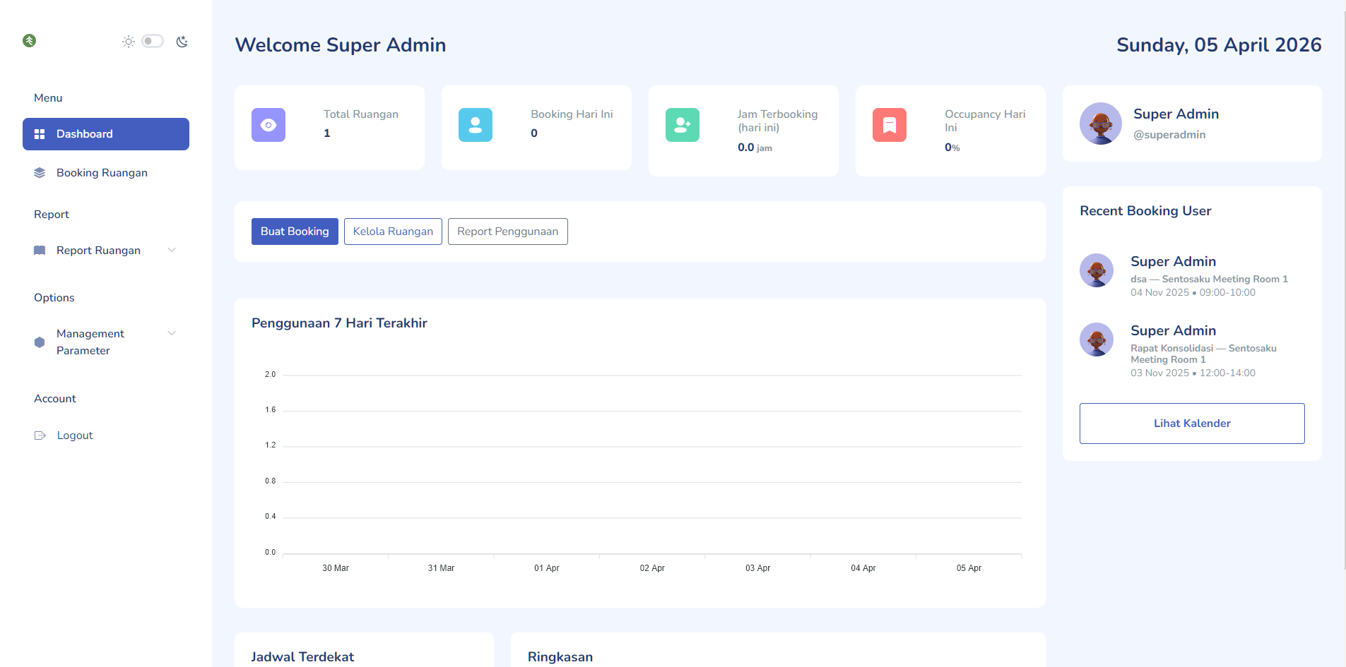 Booking Ruangan System preview